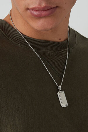 Men's necklace with silver pendant h5 Picture3